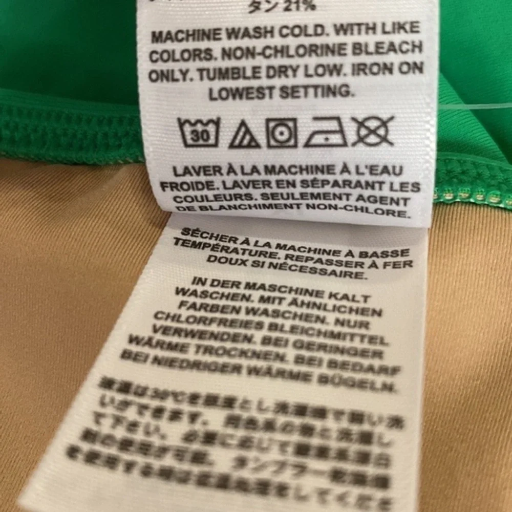 J. Crew Women’s Scalloped Edge‎ One Piece Swimsuit Green Size XL